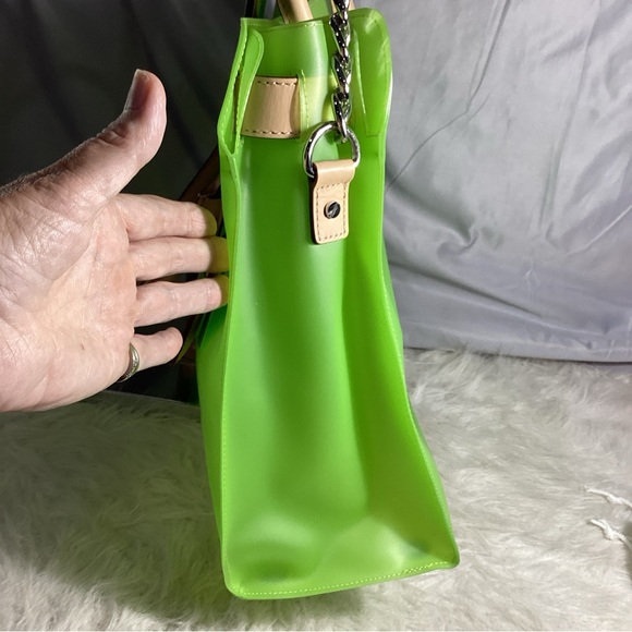 Super Rare Michael Kors PVC Hamilton Handle Shoulder Bag EUC - Picture 9 of 12